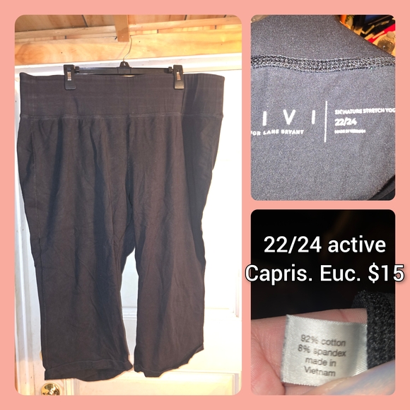 Livi Active Pants - Livi Active Black Capris